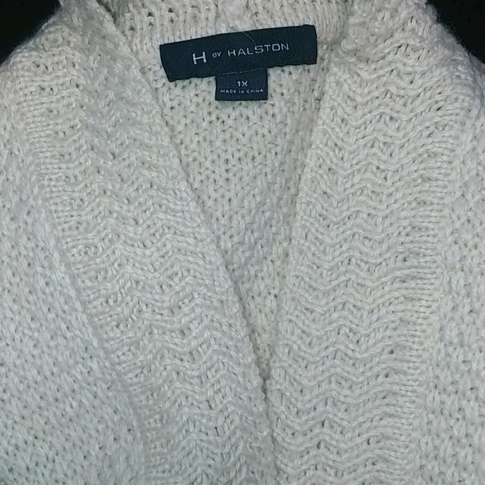 Halston Cardigan with pockets XL